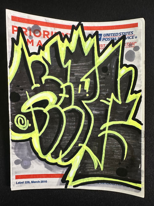 Kepts graffiti sticker Going postal #32
