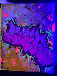 Pink Lemonade 8x10 graffiti canvas