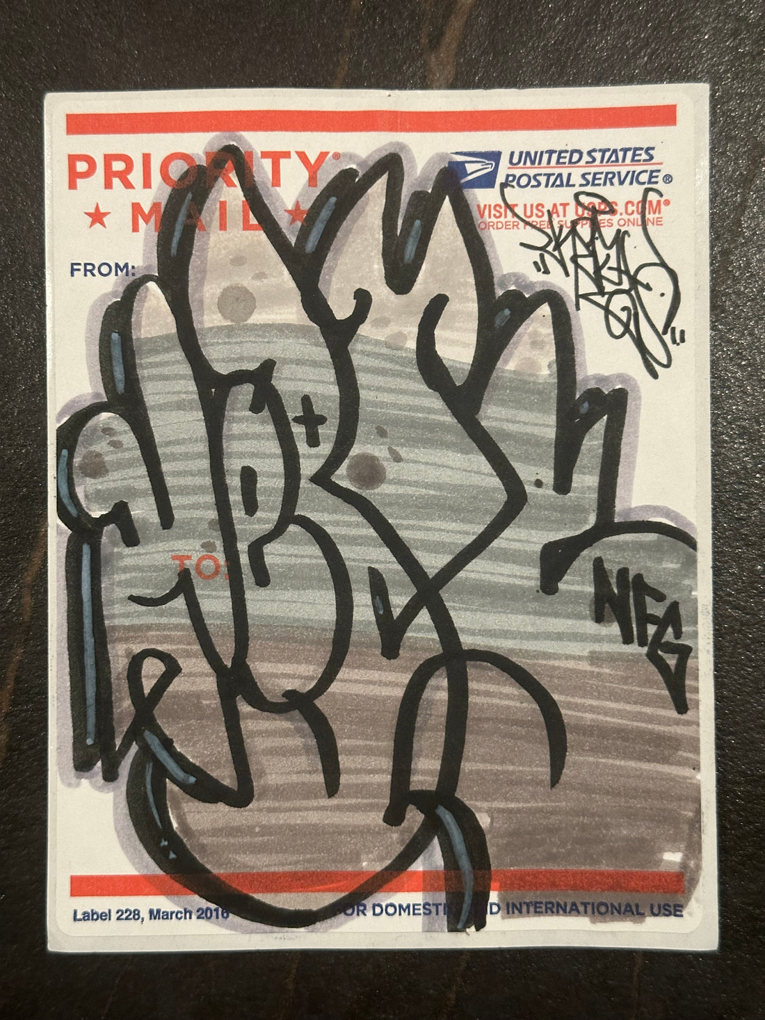 Going Postal #38 Hand-Drawn Graffiti Sticker by Kepts