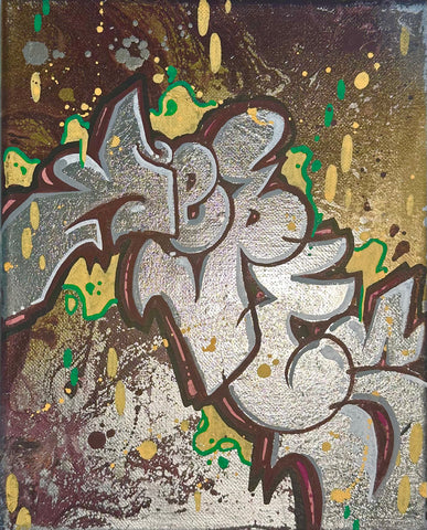 Self Reflect 8x10 graffiti canvas