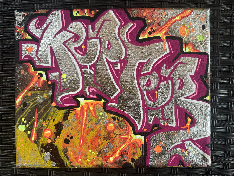 Kepter 8x10 graffiti canvas