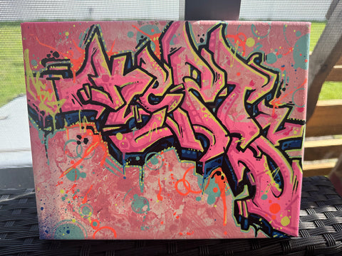 Gum 8x10 graffiti canvas