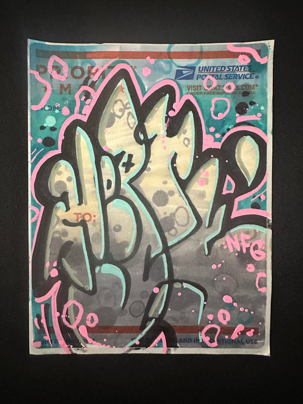 Kepts graffiti sticker Going postal #31