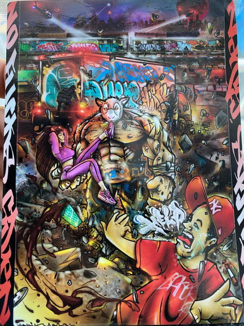 NFG On the Run Kiss-Cut Graffiti Sticker