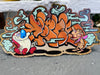 Ren and Stimpy die-cut graffiti sticker pack by Kepts