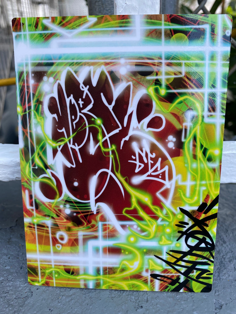 Electric Floater Graffiti Vinyl Sticker by Kepts