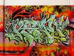 Altered minds graffiti canvas