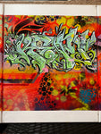 Altered minds graffiti canvas