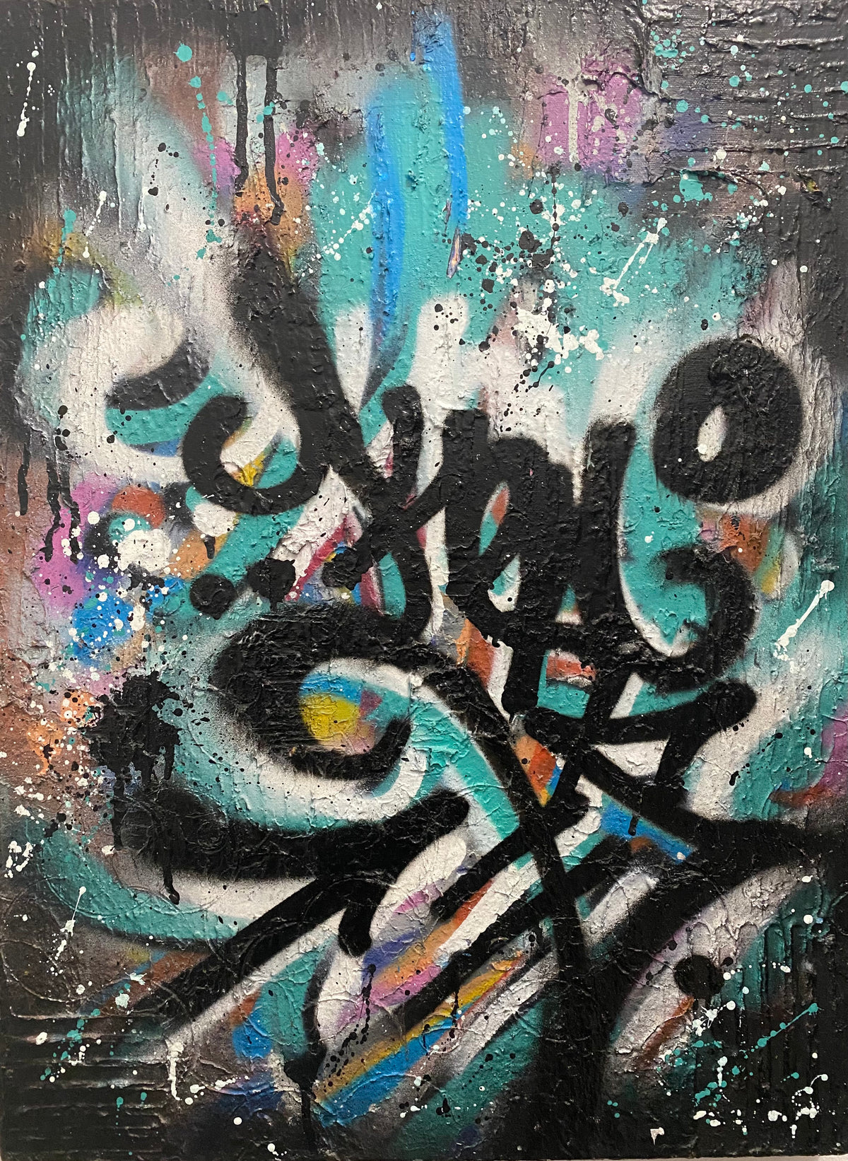 Kepts Handstyle 18x24 Original Graffiti Canvas