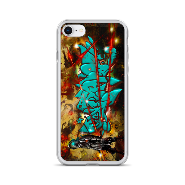 Diced  graffiti iPhone Case