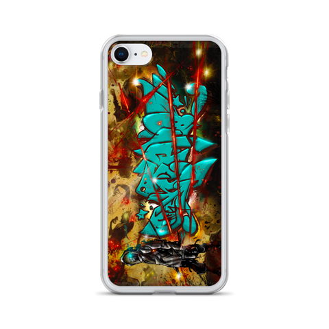 Diced  graffiti iPhone Case