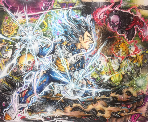 Tournament of power 14x17 graffiti artist (kepts)