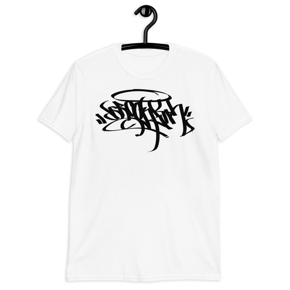 Black print Short-Sleeve T-Shirt
