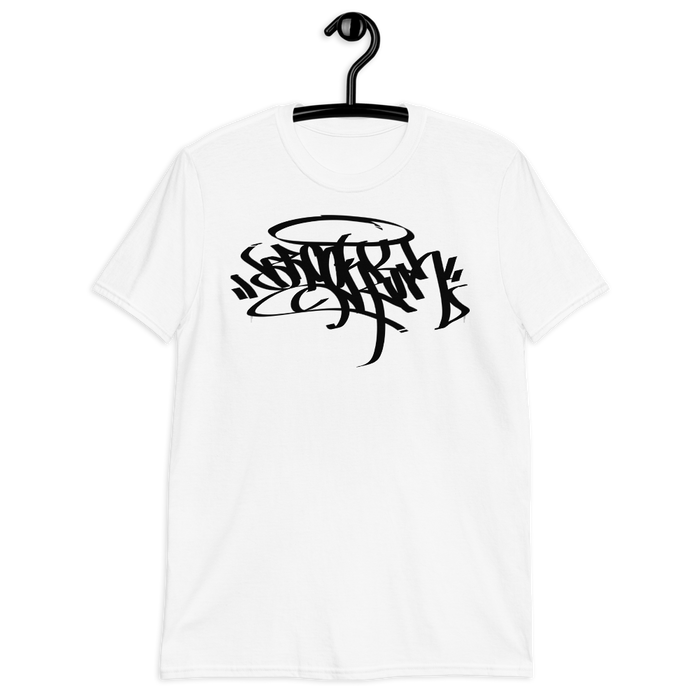 Black print Short-Sleeve T-Shirt